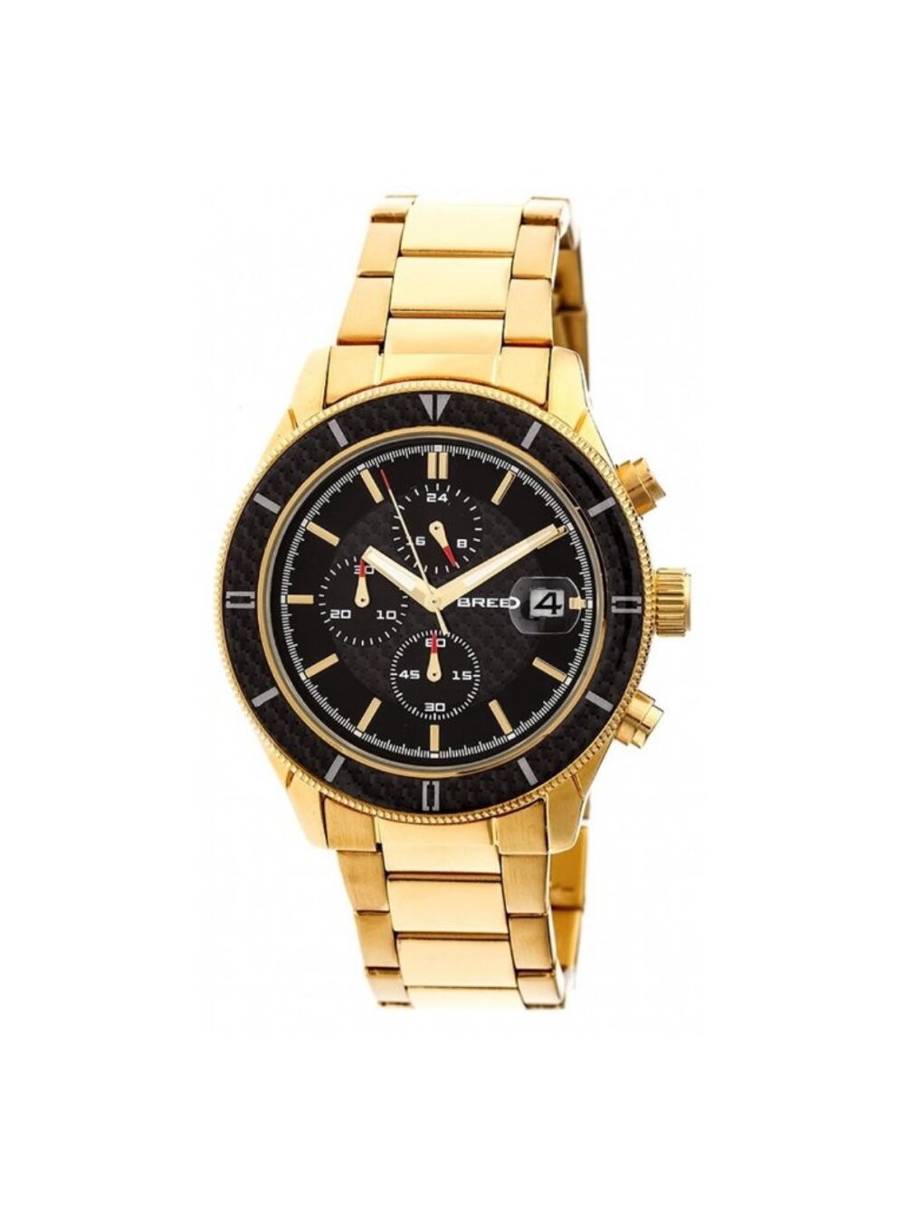 NWT Breed Maverick Chronograph Black Dial Men's Watch